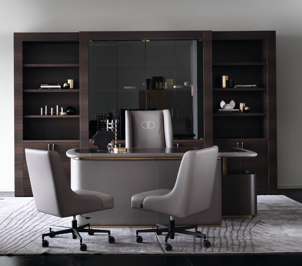 Masculine office scene featuring furniture by Signorini & Coco - Traditional - Home Office ...