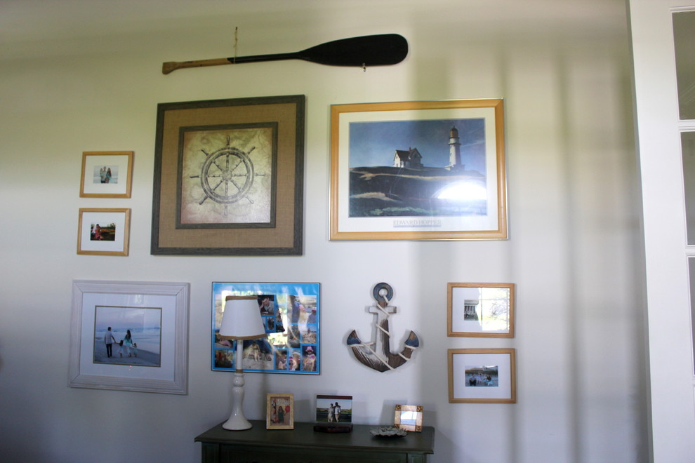 Example of a beach style home office design in New Orleans