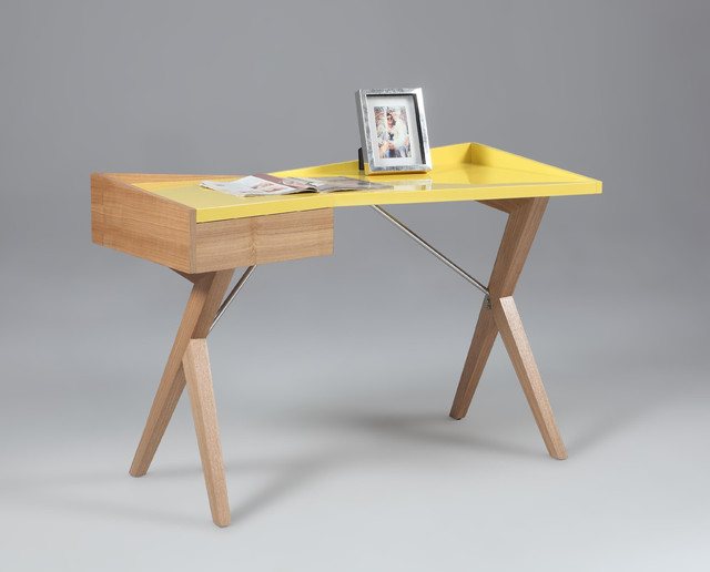Modern 1 Drawer Office Desk Modern Home Office New York by BA