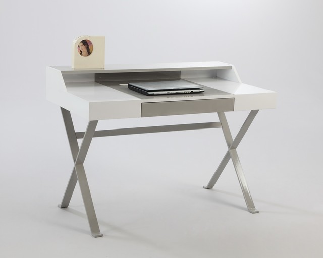 Modern Computer Desk with Drawer Modern Home Office New York by