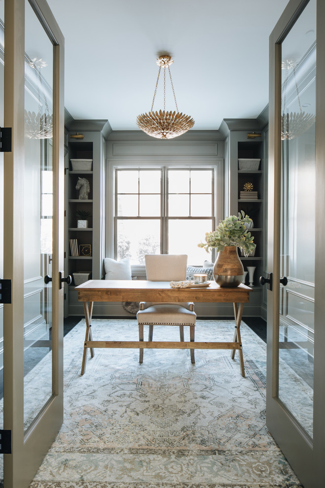Modern Farmhouse Farmhouse Home Office Chicago by Timber Trails