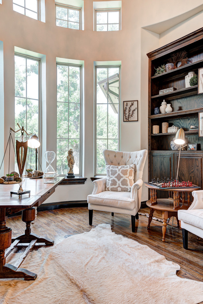 Modern French French Country Home Office Oklahoma City by OTW