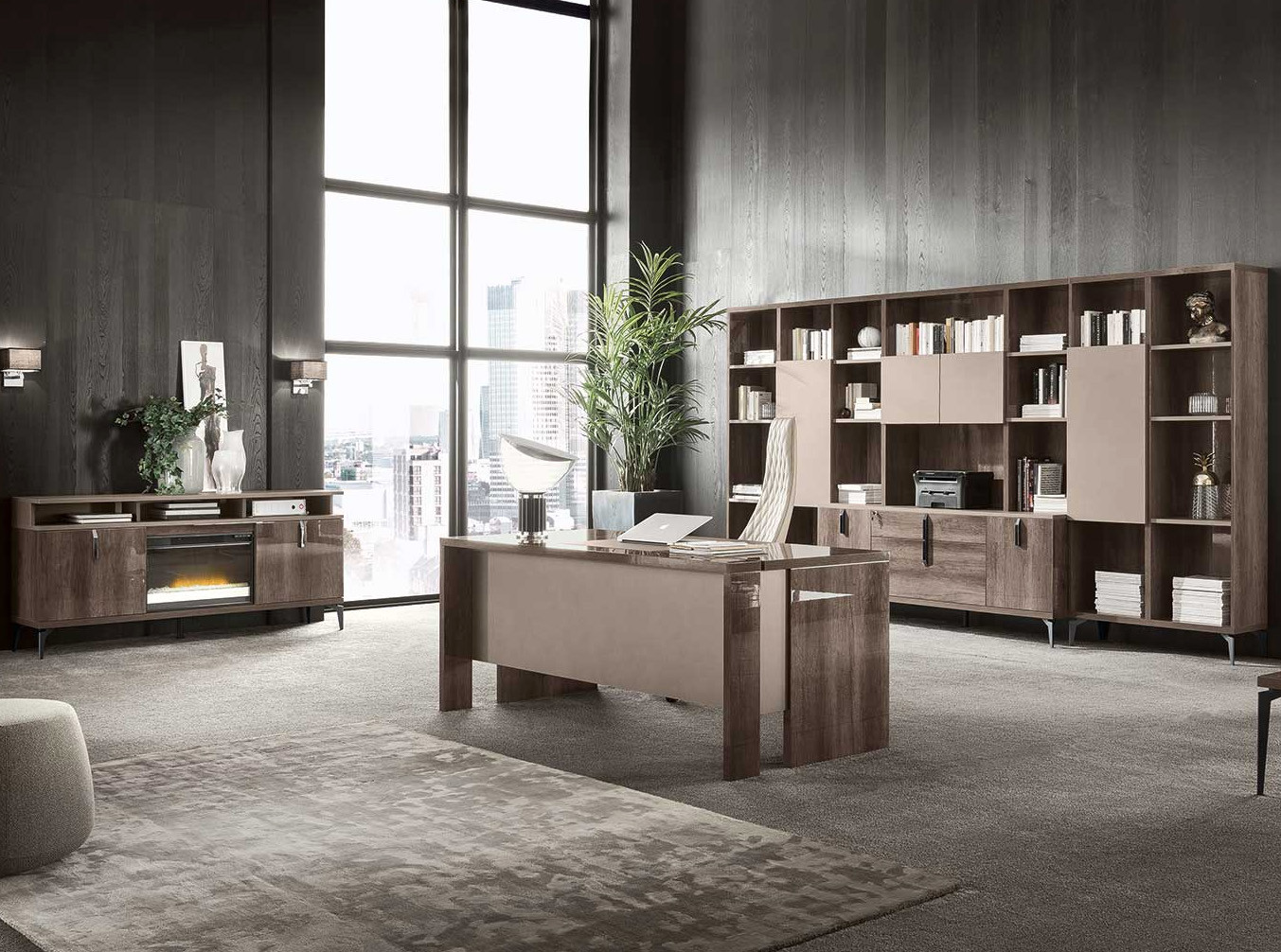 Modern Italian Office Desk MATERA by ALF Italia - Modern - Home Office -  New York - by MIG Furniture Design, Inc. | Houzz