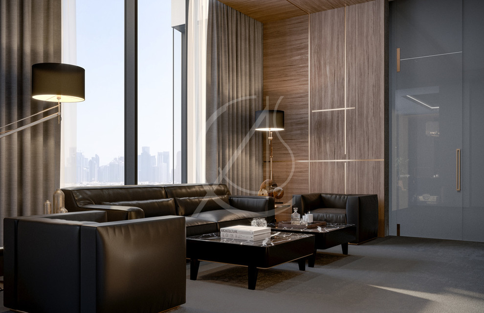 Modern Luxury CEO Office Interior Design - Modern - Home Office - London |  Houzz