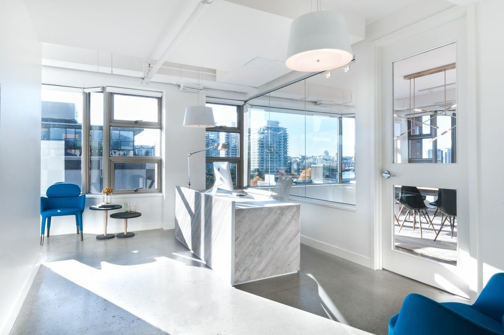 Modern Office Modern Home Office Vancouver by Creative Shift