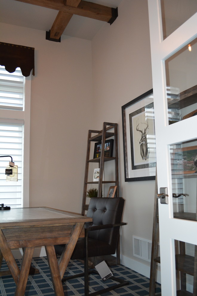 Modern Rustic Home Office Transitional Home Office Other by