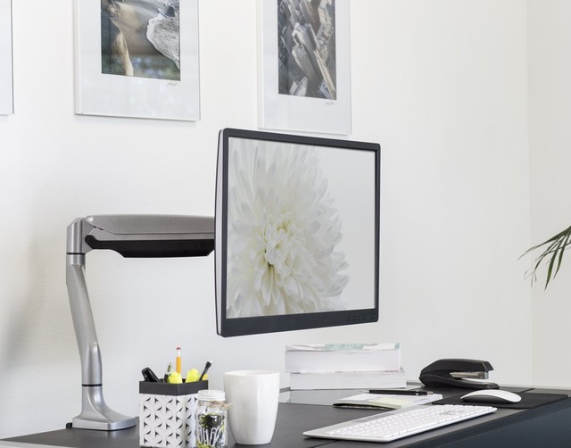 Monitor Desk Mounts Modern Home Office San Diego by MountIt