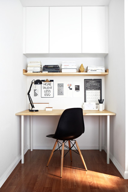 Aménager un coin bureau dans le salon : 30 idées astucieuses