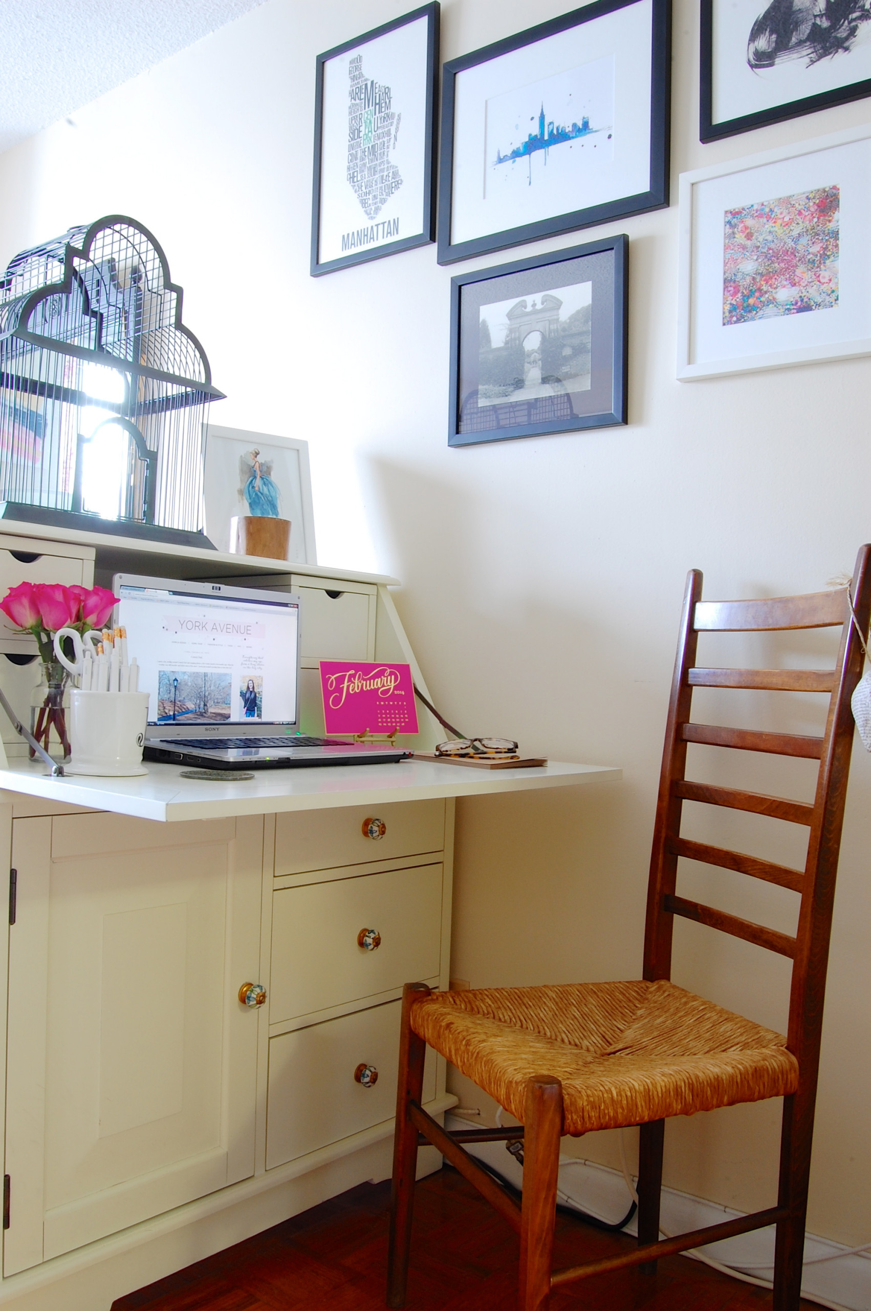 Ashley TerKeurst's Amazing Office Makeover  Home office organization, Home office  storage, Home office decor