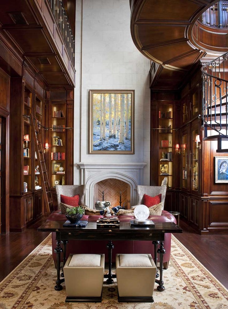 North Dallas Residence Traditional Home Office Dallas by Dallas