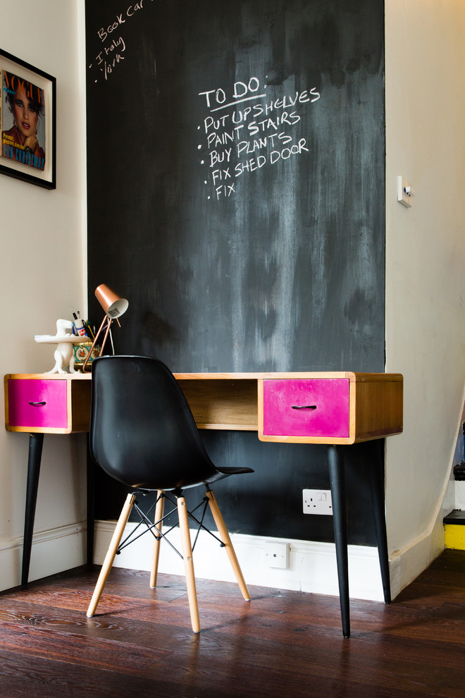 Bohemian home office in London.