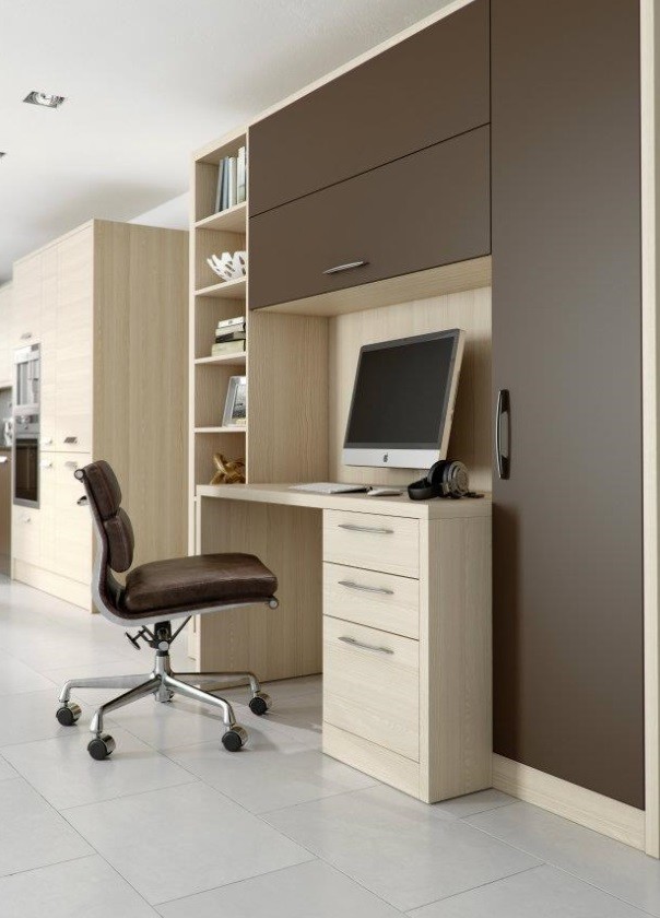Inspiration for a home office remodel in Essex