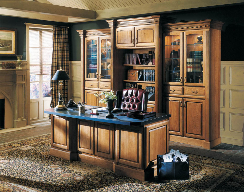 Office Cabinetry - Traditional - Home Office - Boston - by Kitchens by