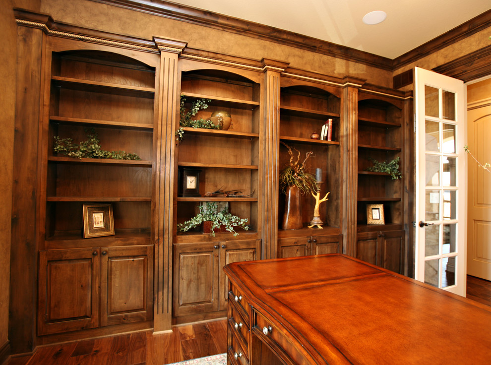 Home office - traditional home office idea in Wichita