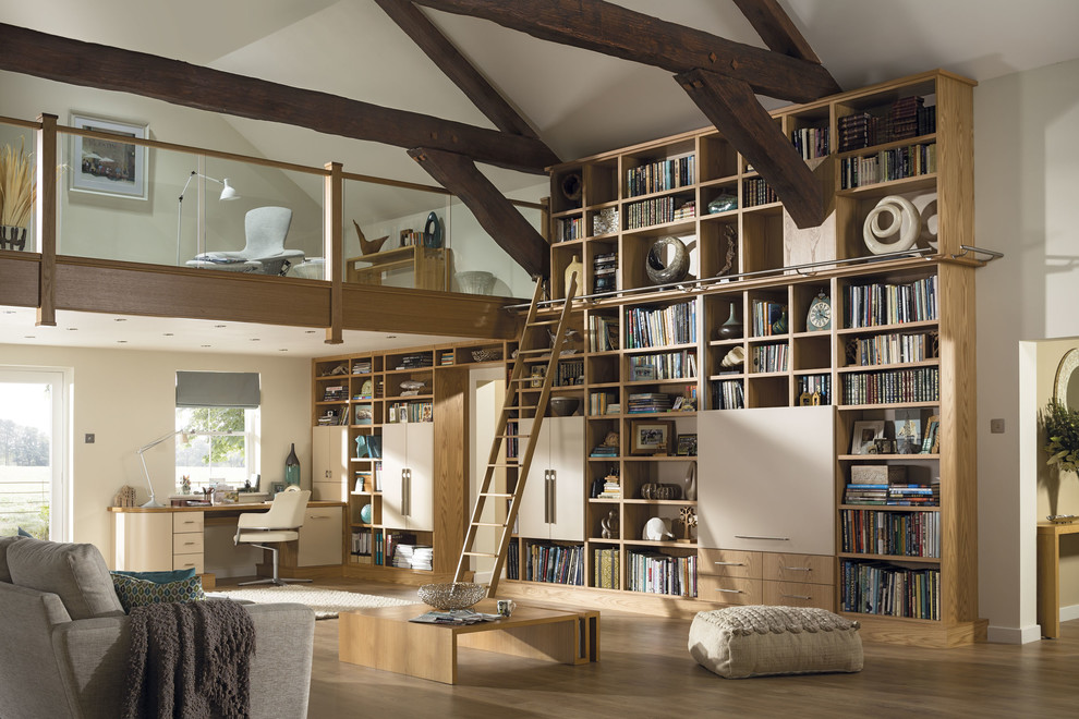 Open Plan Office Contemporary Home Office Manchester by Neville