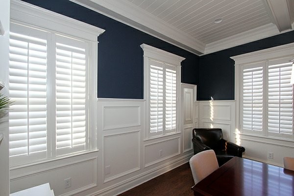 Our Work - Craftsman - Home Office - New York - by Monmouth Beach  Plantation Shutters And Blinds LLC.