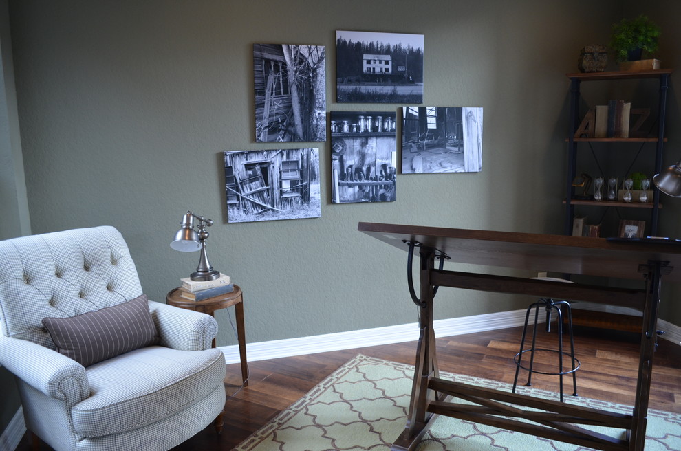 Eclectic home office photo in Austin