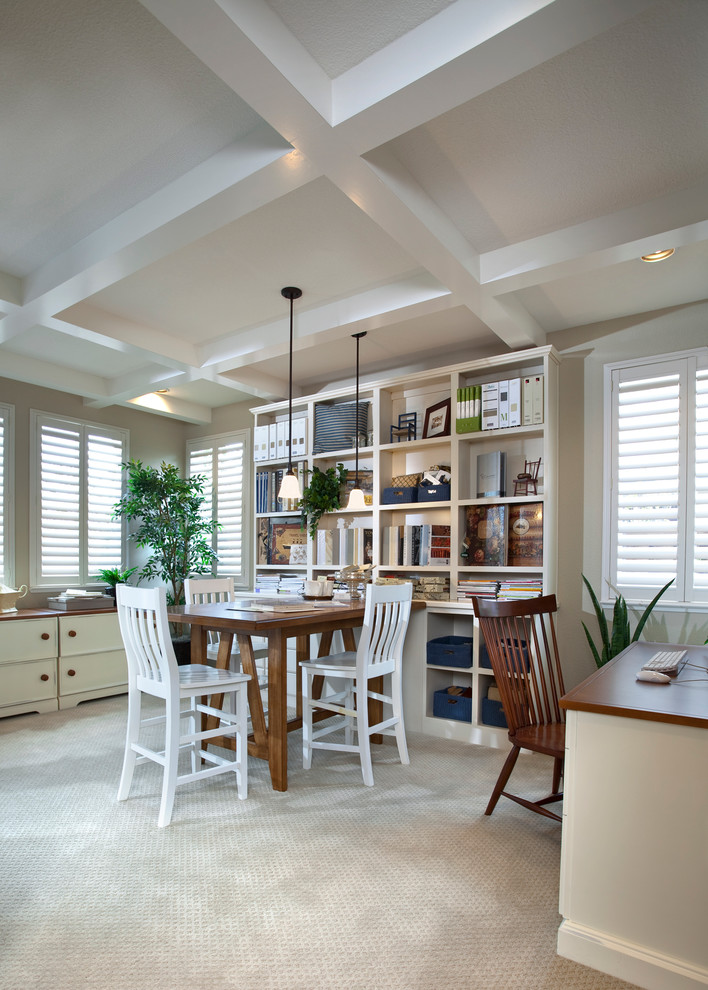 Inspiration for a cottage home office remodel in San Francisco