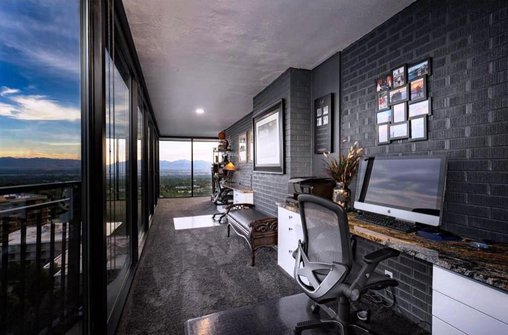Penthouse Home Office - Modern - Home Office - Salt Lake City - by Creative  Design Cabinetry | Houzz