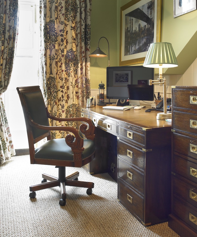 This is an example of a country home office in London.