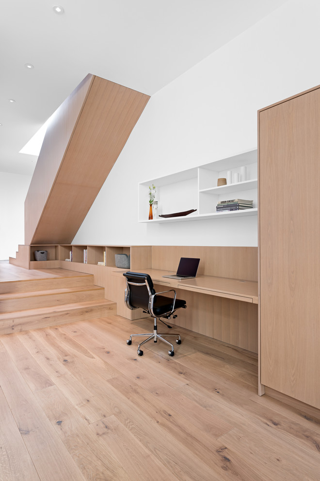 Inspiration pour un bureau minimaliste.
