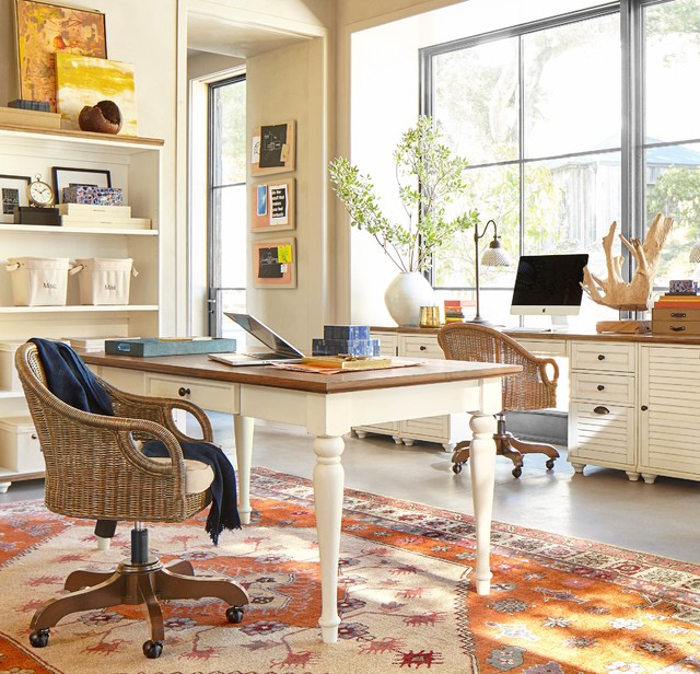 Pottery Barn Contemporary Home Office San Francisco by Pottery