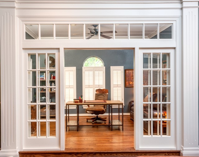 Preston Hollow Renovation Traditional Home Office Dallas by