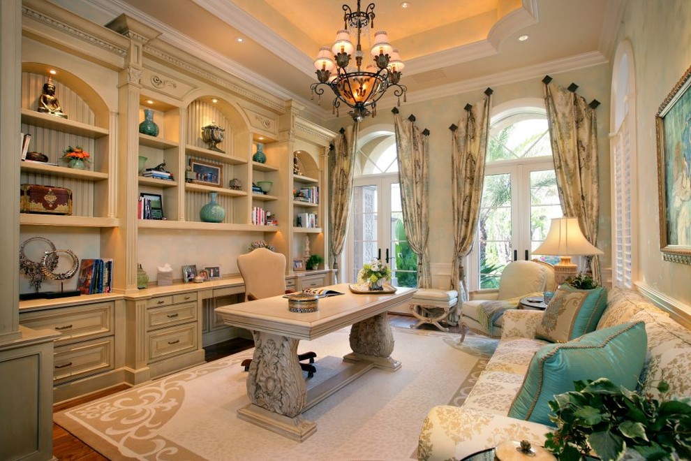 Private Residence, Naples, Florida - Mediterranean - Home Office - Miami -  by Harwick Homes | Houzz