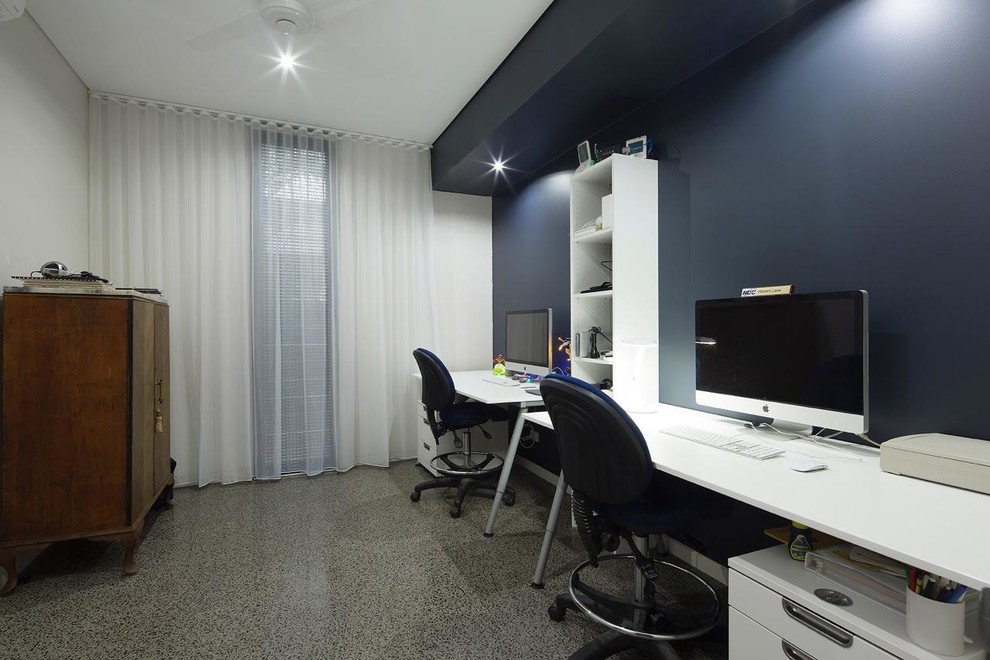 Modernes Arbeitszimmer in Brisbane