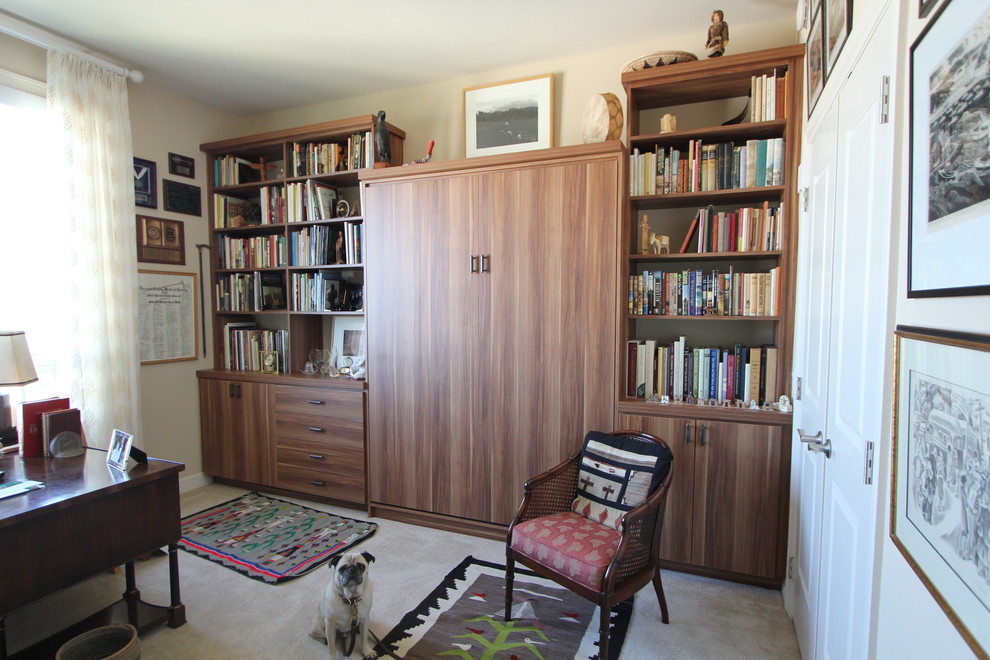 Richardson Wall Bed Office Traditional Home Office Dallas by