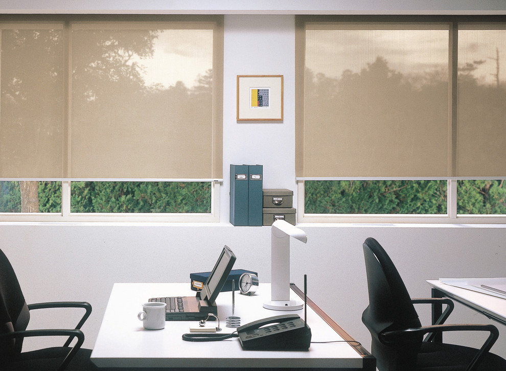 Roller Blinds Modern Home Office Brisbane by Blinds Houzz