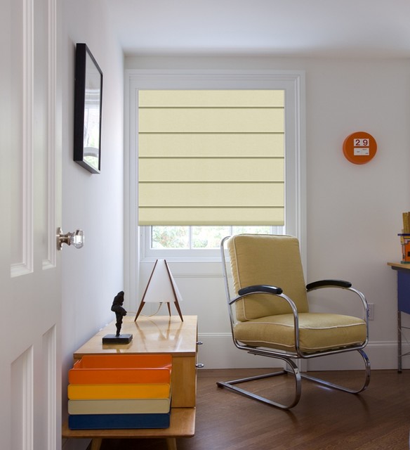 Roman Midcentury Home Office Detroit by