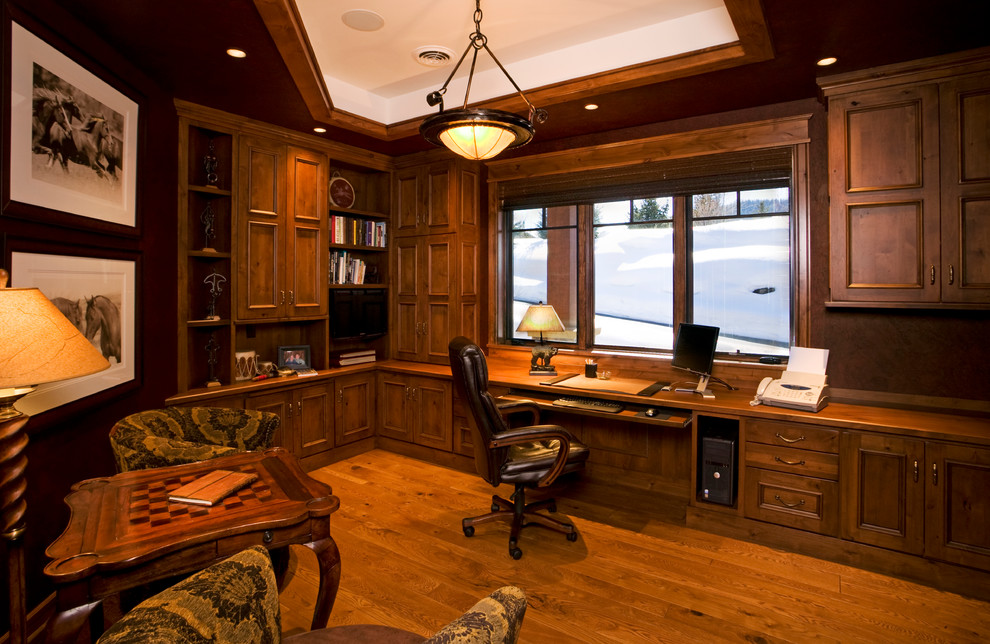 Rustic Ridge Hideaway Rustic Home Office Denver by CBNT Co. Houzz