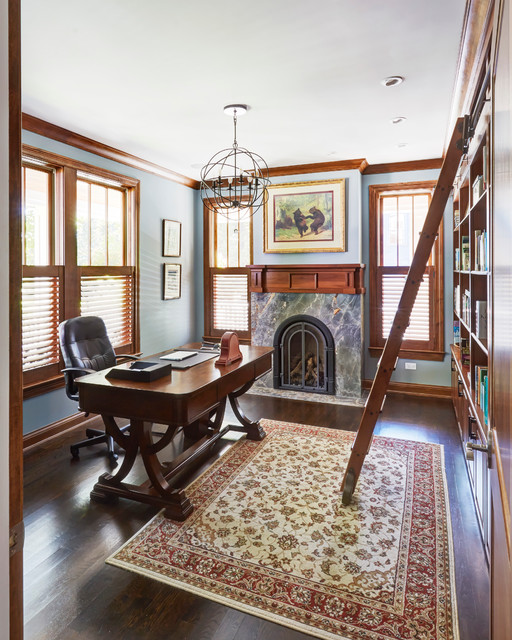 Schaumburg Farmhouse Office Clásico Despacho Chicago de
