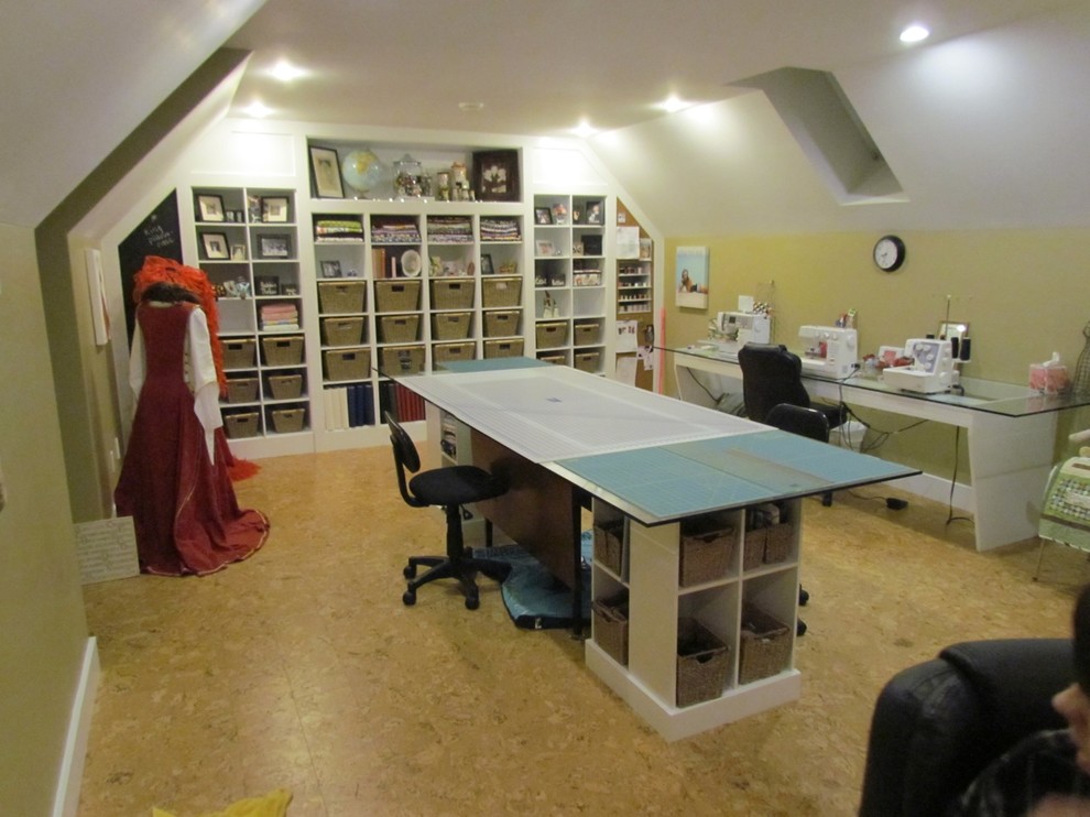 SEWING ROOM Contemporary Home Office Vancouver by COURTENAY GLASS LTD Houzz