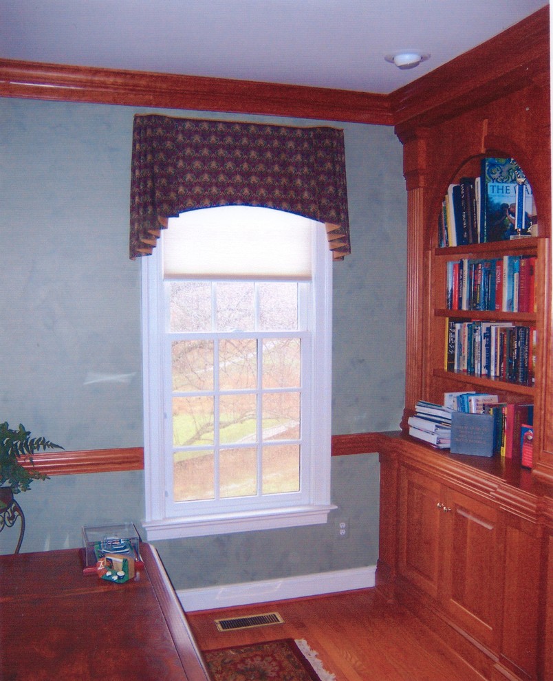 Simple Solutions in Window Treatments Home Office tailored valance