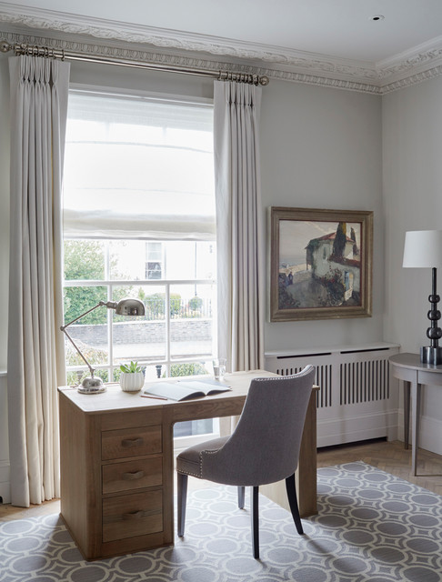 Sims Hilditch Regent S Park Townhouse Transitional Home Office Gloucestershire By Sims Hilditch Houzz