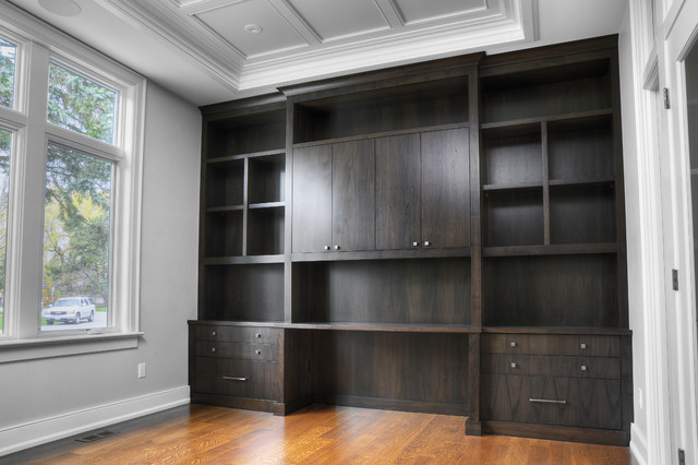 Sleek Home In Oakville 1206 Contemporary Home Office Toronto By Braam S Custom Cabinets Houzz Au