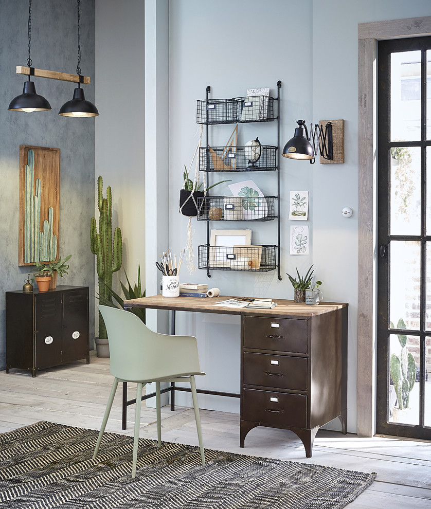 Small Spaces Maisons du Monde Industrial Home Office London