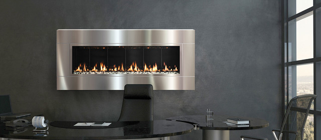 Solas Forty6 Wall Mount Gas Fireplace Modern Arbeitszimmer New York Von Fairview Hearthside Distributors Solas Forty6 Wall Mount Gas Fireplace, Solas Gas Fireplace