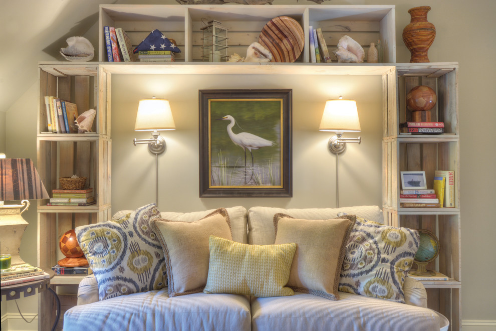 Inspiration for a nautical home office in Jacksonville.