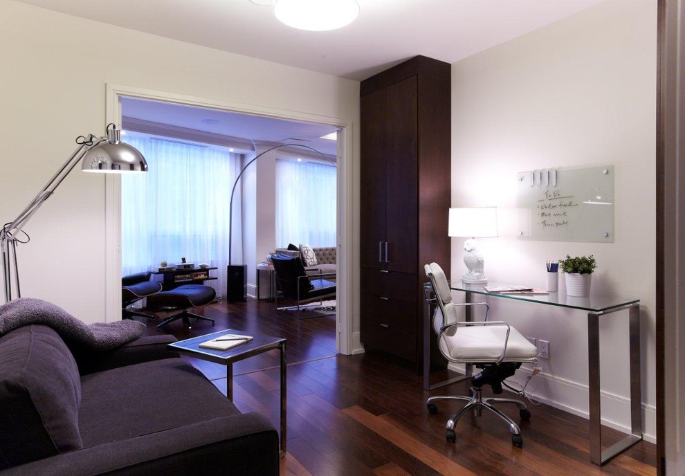 St Lawrence Market Condo Study Modern Home Office Toronto by
