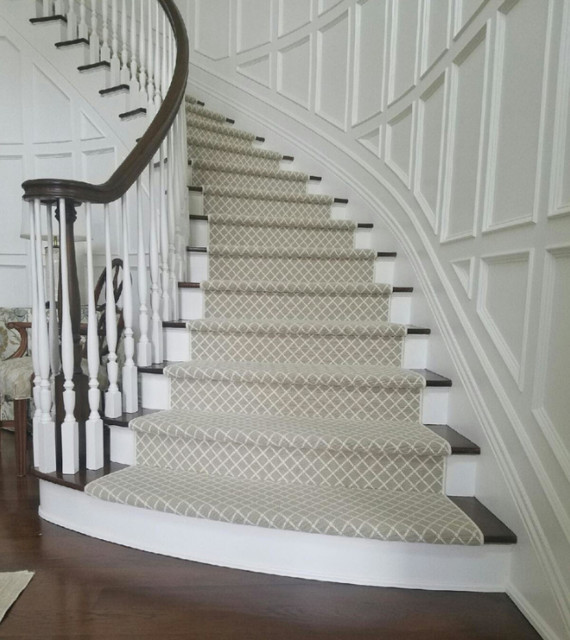 Stair Runner Installation Staircase Toronto by Imperial Carpet