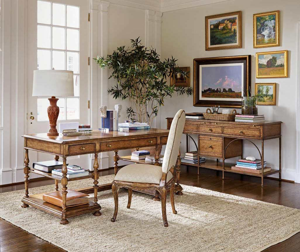 Stanley Furniture Arrondissement Esprit Writing Desk in Sunlight Anigre -  Traditional - Home Office - New York - by HomeClick | Houzz