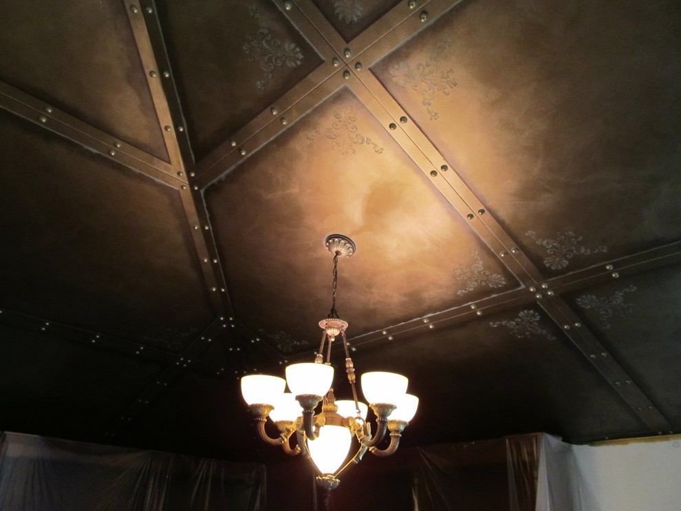 Steampunk Ceiling Modern Home Office Los Angeles By Jeff Raum Studios Houzz