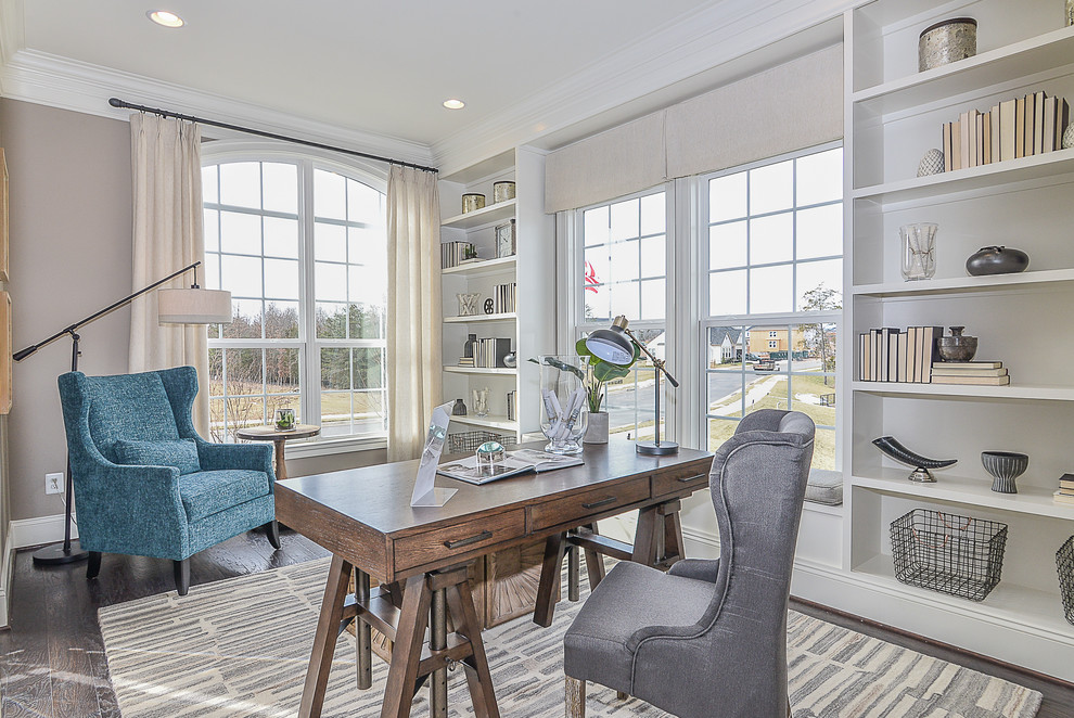 Stone Ridge Glenmore Estates Cedarwood Transitional Home Office