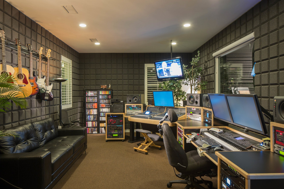 Studio - La Canada - Contemporary - Home Office - Los Angeles - by Future  Home Builders, Inc. | Houzz