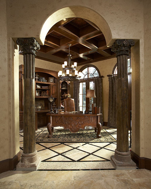 Study - Mediterran - Arbeitszimmer - Houston - von John Termeer