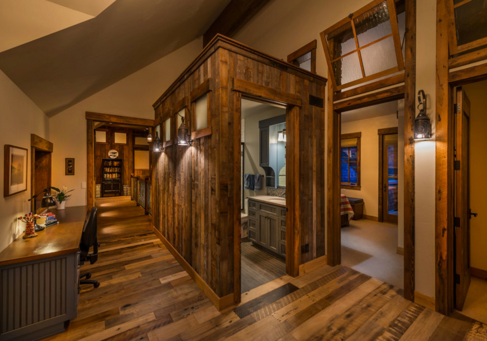 Sustainable Mountain Home Rustic Home Office Other by Heller Construction, Inc. Houzz