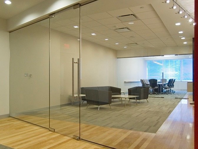 Tempered Safety Custom Glass Modern Home Office Minneapolis